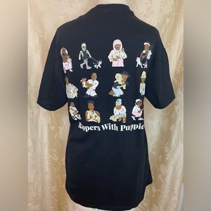 Rappers with Puppies Tee, Medium
